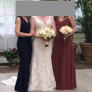 Jenny Yoo Inesse Cinnamon Rose Bridesmaid (Size 6)